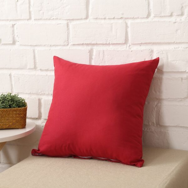 YWZN Candy Color Cushion Cover Solid Color Polyester Throw Pillow Case Home Decorative Pillowcase Seat Car Cushion Cover