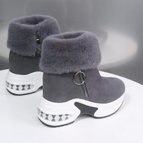 Women Ankle Boot Warm Plush Winter Shoes For Woman Boots High Heels Ladies Boot Women Snow Boots Winter Shoes Height Increasing