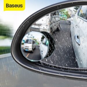 Baseus 2pcs Car Rear View Mirror Full Vision 360 Degree Wide Anger Parking Assitant Waterproof Auto Rearview Blind Spot Mirror