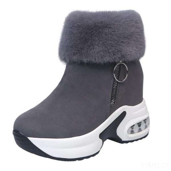 Women Ankle Boot Warm Plush Winter Shoes For Woman Boots High Heels Ladies Boot Women Snow Boots Winter Shoes Height Increasing