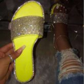 Yellow Slippers Women Sandals