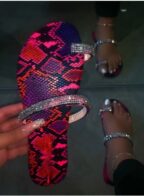 Mamba Glitter Slippers Women Summer Beach Sandals