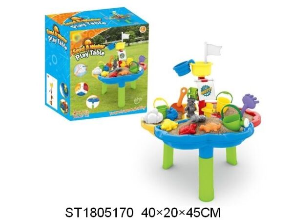 2021 Kids Summer Toys DIY Assembly Table Beach Sand Set 14PCS Water Table Play Toy For Kids