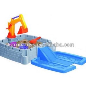10186869 Sand Area Features Molded in Water Table and Roadways Construction big Digger Sand box