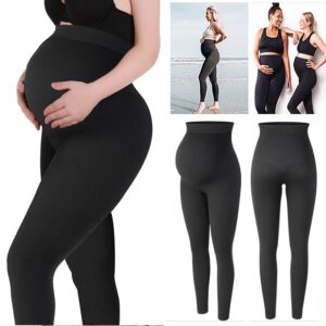 Women's High Waist Maternity Leggings Pregnant Waist Belly Support Legging Pregnancy Skinny Pants Pregnancy Body Shaping Panties