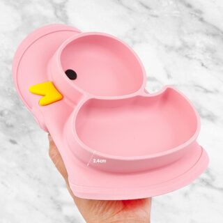 Baby Silicone Plate Set Self-Feeding Antislip Saucer Suction Children's Tableware Silicone Dish for Baby-Led Weaning 9 Months