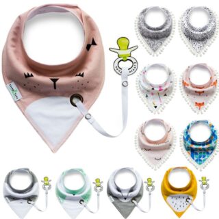 Free Shipping Cotton Baby Bibs Triangle Cartoon Child Baberos Bandana Bibs Babador Dribble Bibs Newborn Slabber Absorbent Cloth