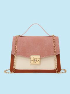 Twist Lock Flap Chain Bag