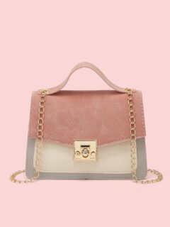 Twist Lock Flap Chain Bag