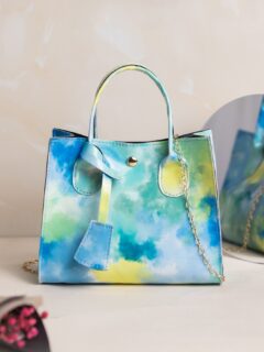 Tie Dye Chain Hand Bag