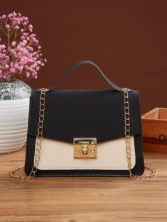 Twist Lock Flap Chain Bag